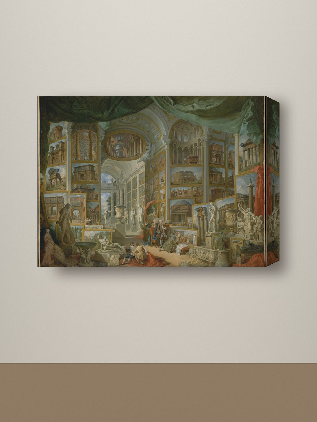 Gallery-wrap canvas mockup