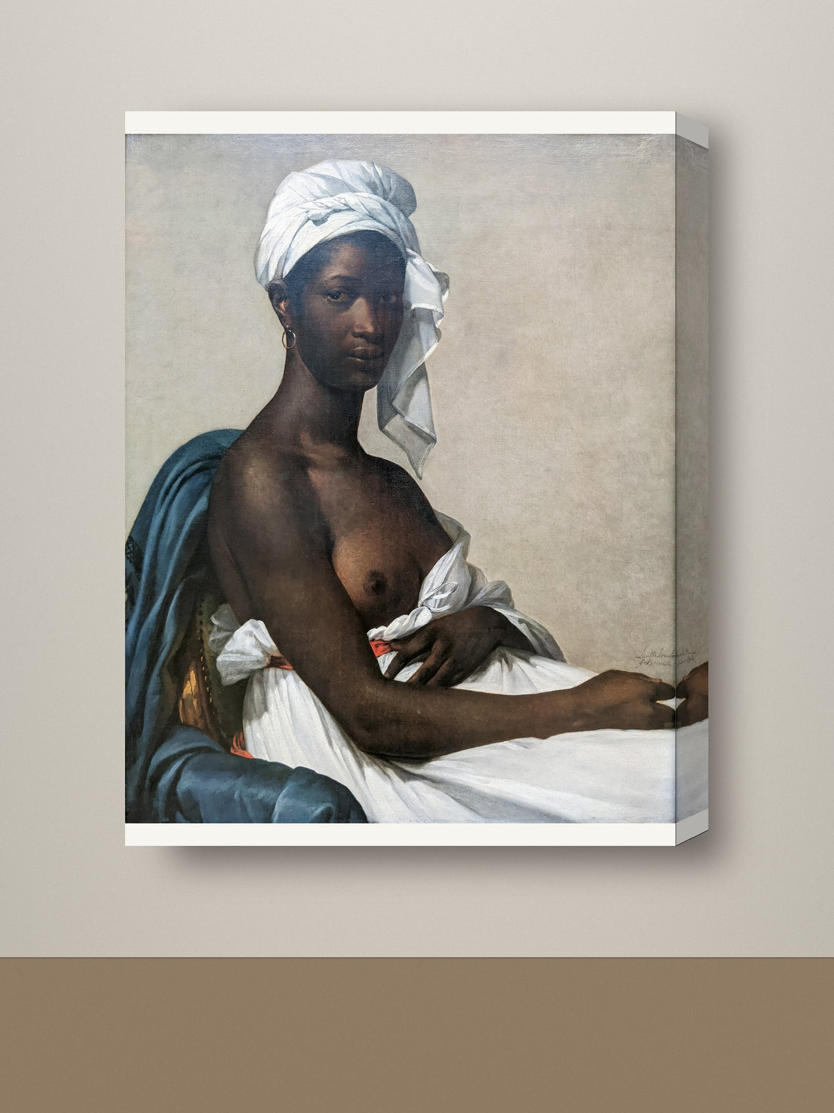 Gallery-wrap canvas mockup