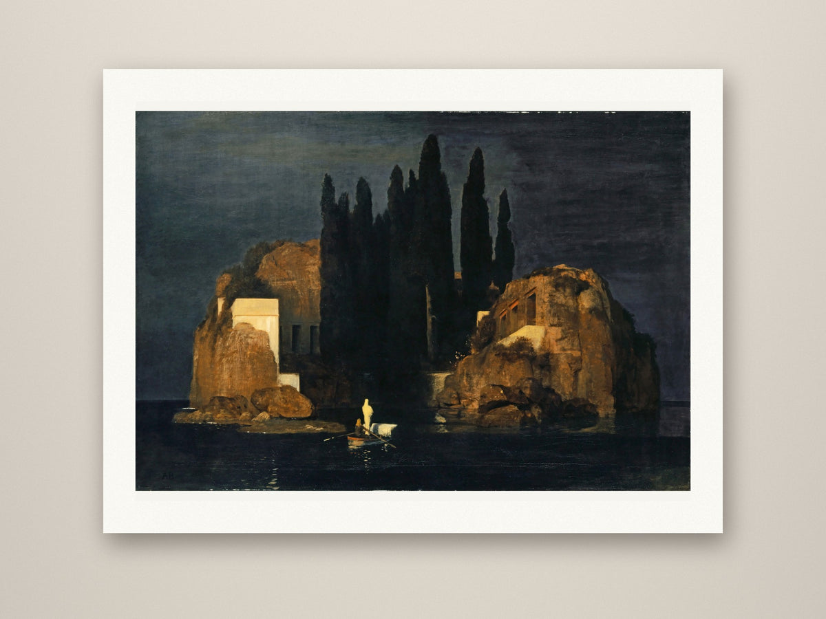 Giclée print (unframed) mockup, landscape