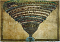 The Map of Hell (Chart of Dante's Inferno) by Sandro Botticelli – fine art giclée print