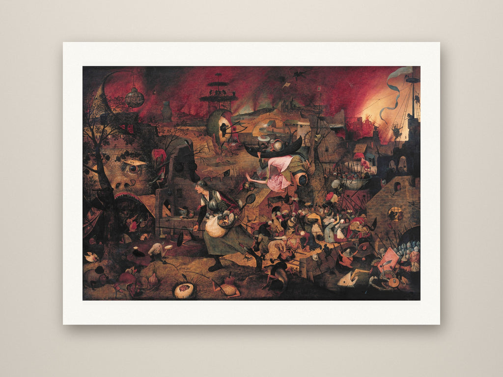 Giclée print (unframed) mockup, landscape