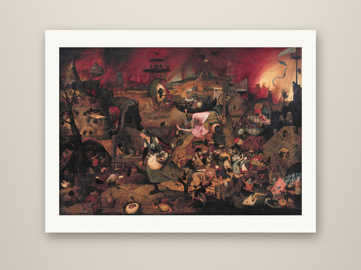 Giclée print (unframed) mockup, landscape