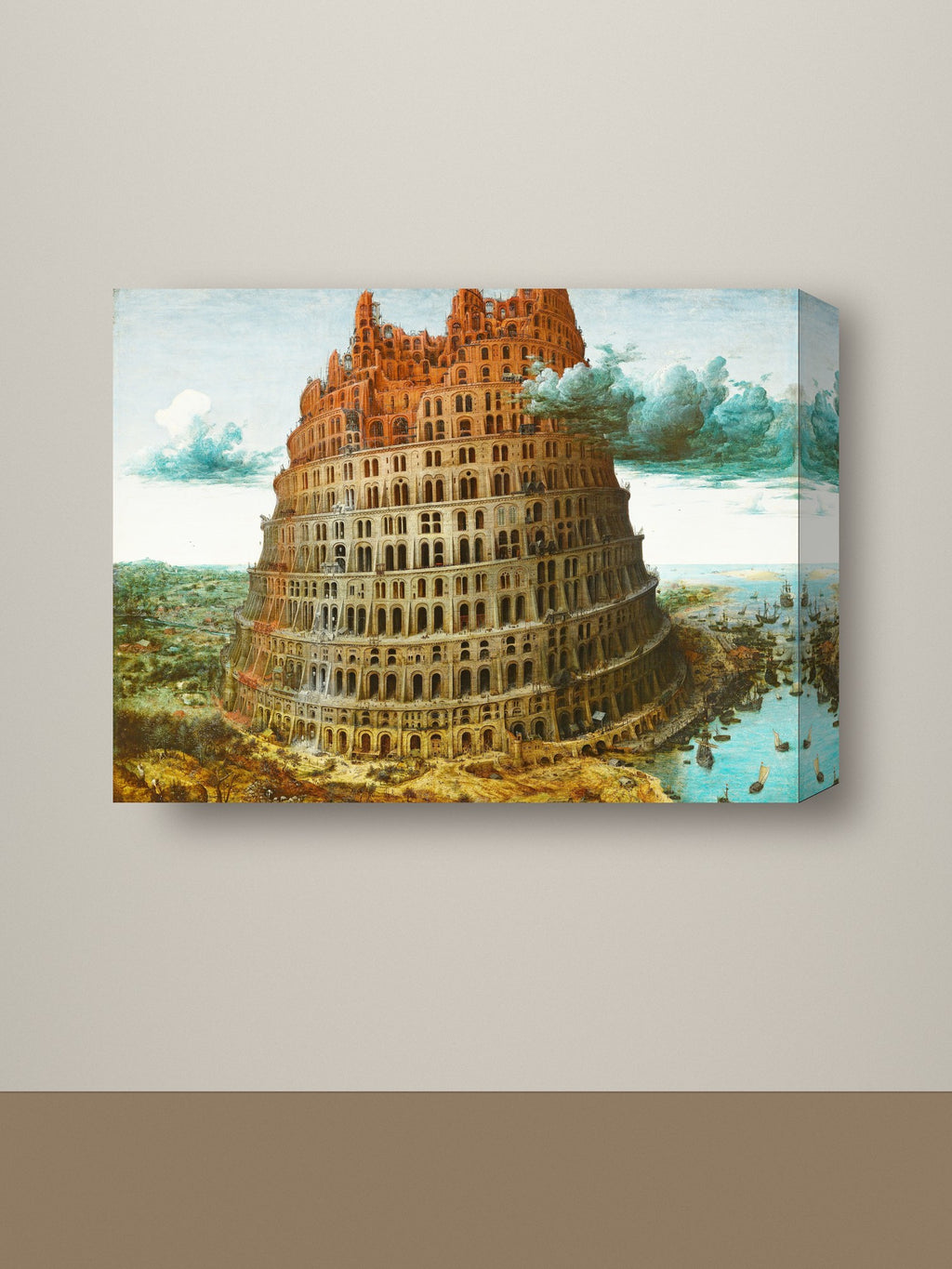 Gallery-wrap canvas mockup