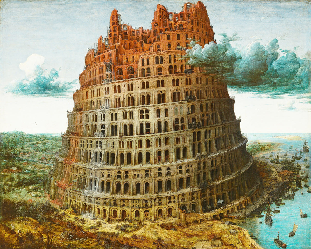 The Little Tower of Babel by Pieter Bruegel the Elder – fine art giclée print