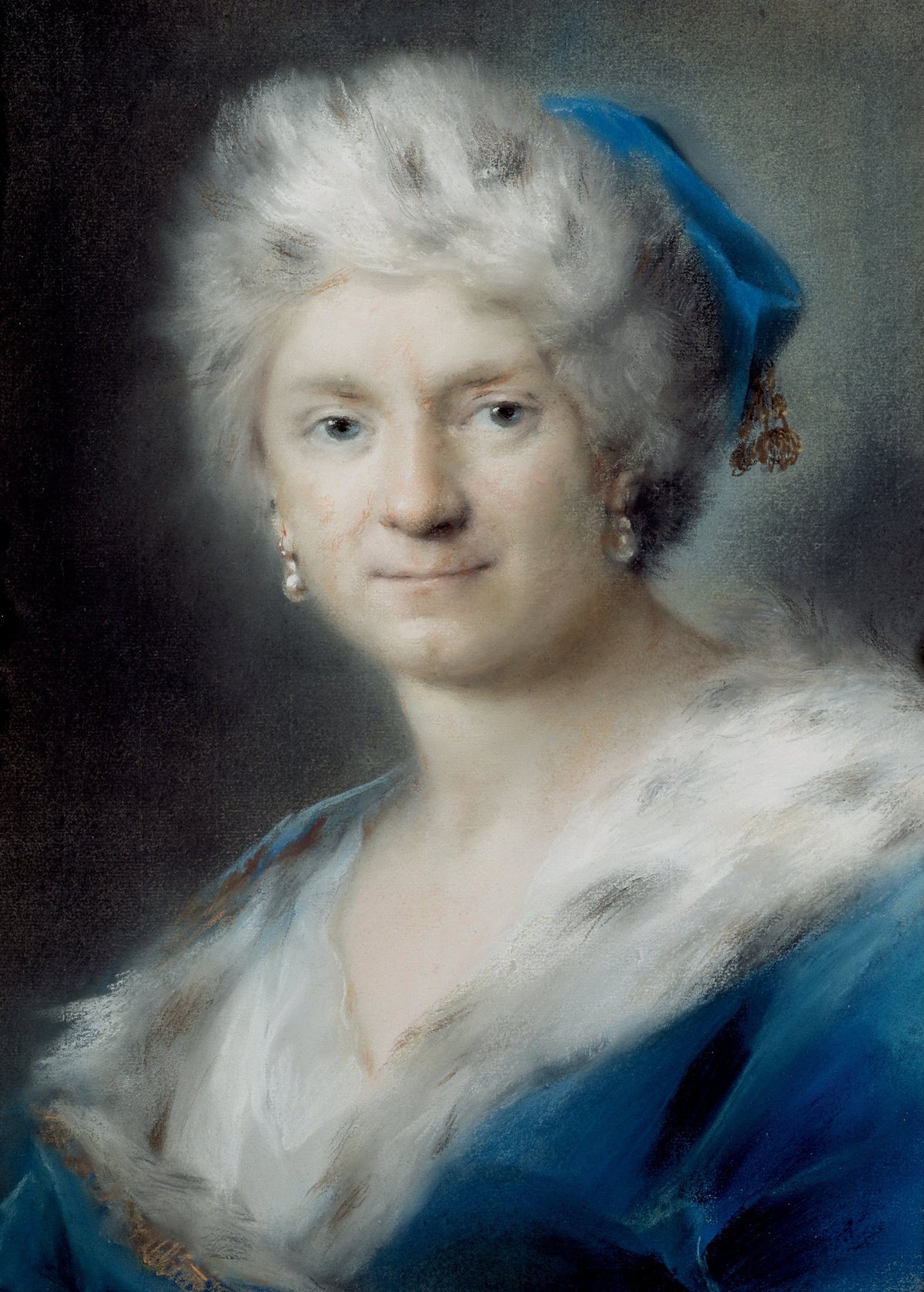 Self-Portrait as Winter by Rosalba Carriera – fine art giclée print