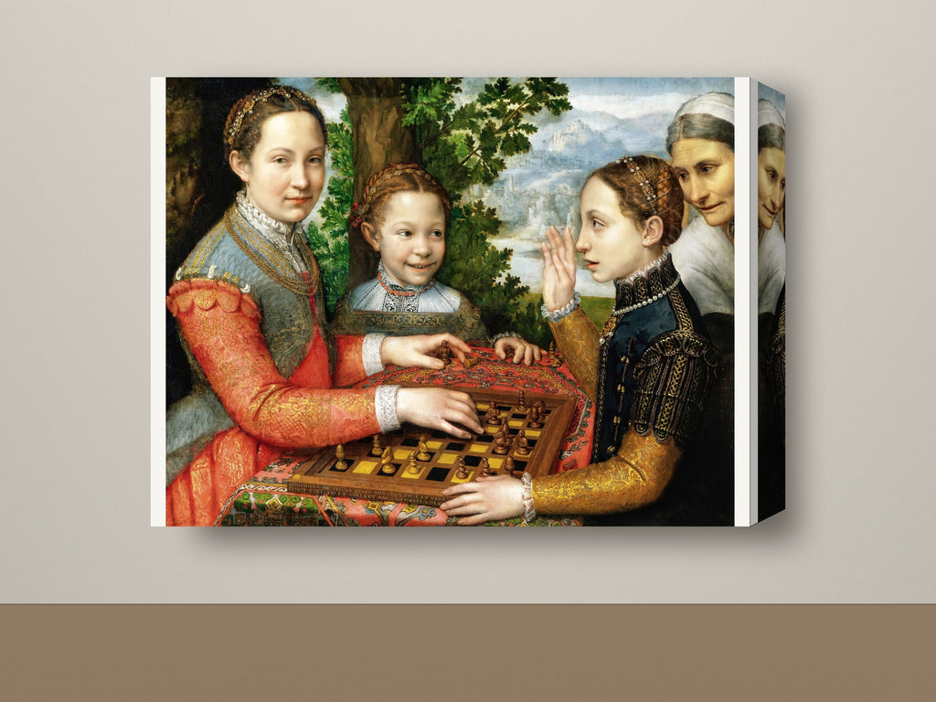 Gallery-wrap canvas mockup, landscape