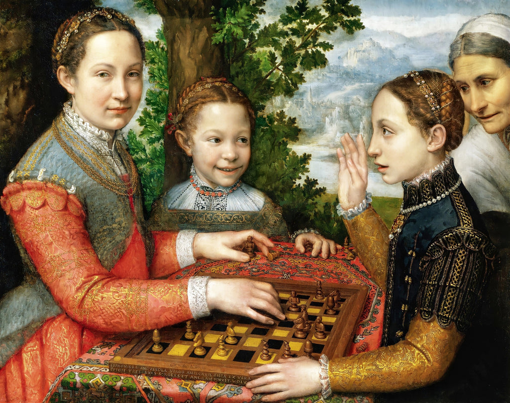 The Chess Game by Sofonisba Anguissola – fine art giclée print