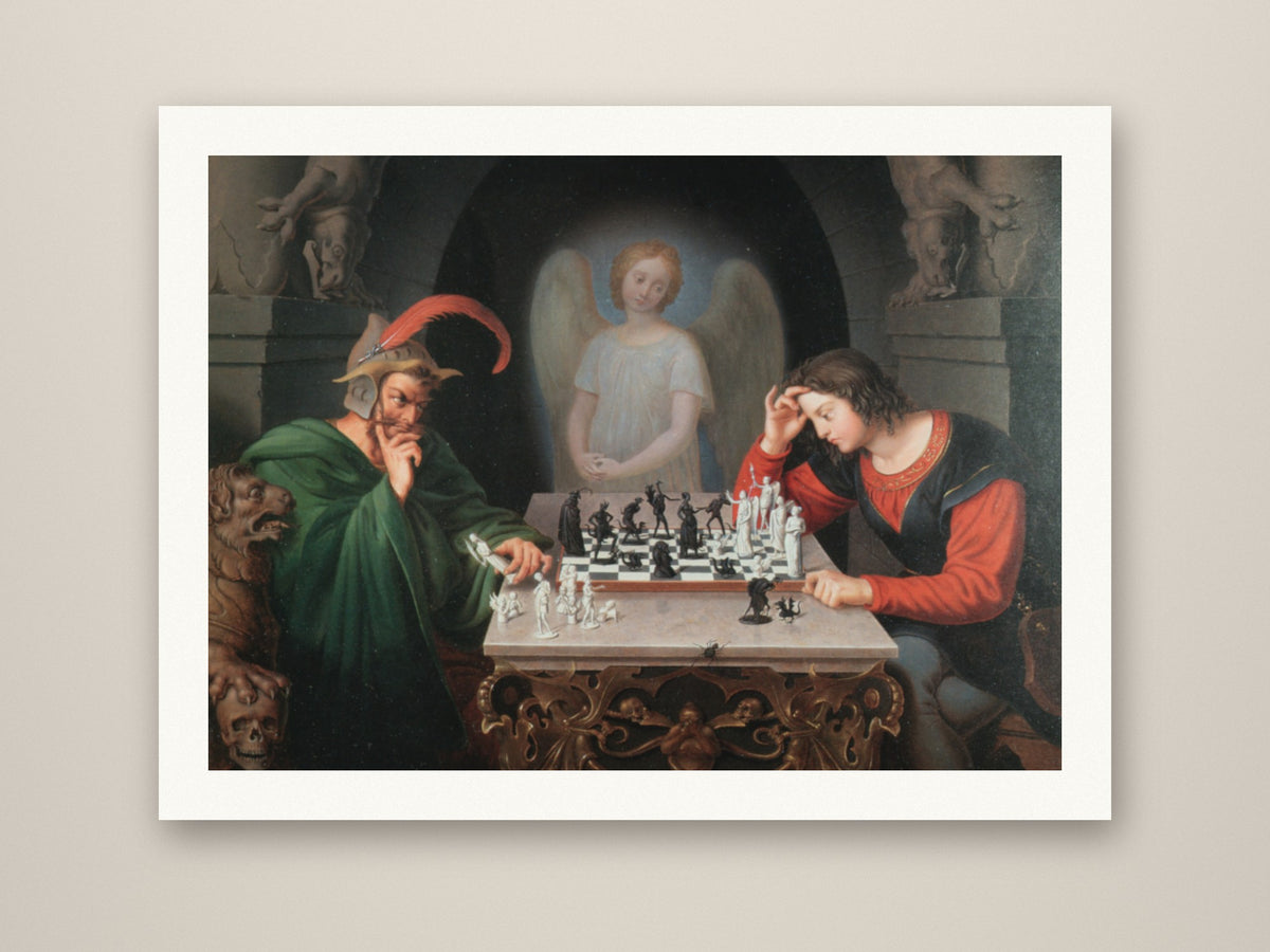 Giclée print (unframed) mockup, landscape