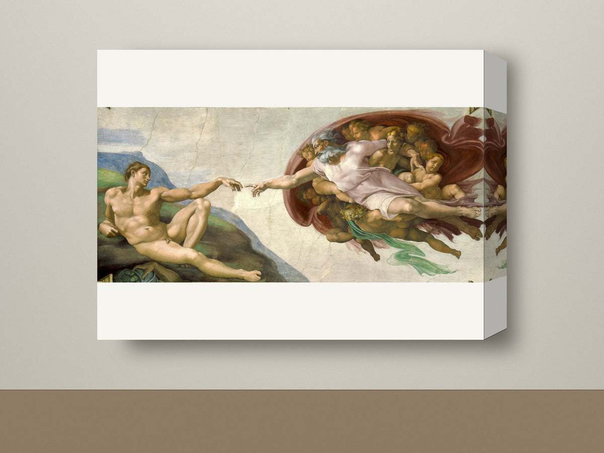 Gallery-wrap canvas mockup, landscape