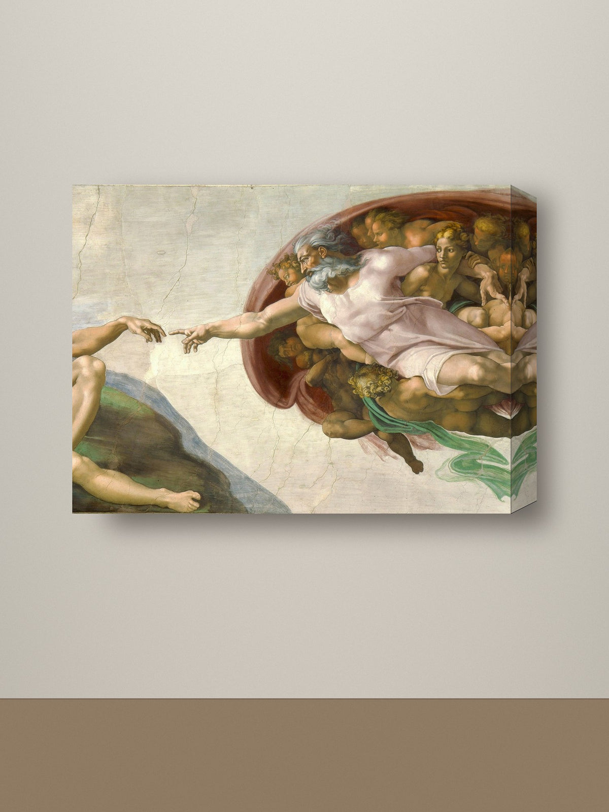 Gallery-wrap canvas mockup