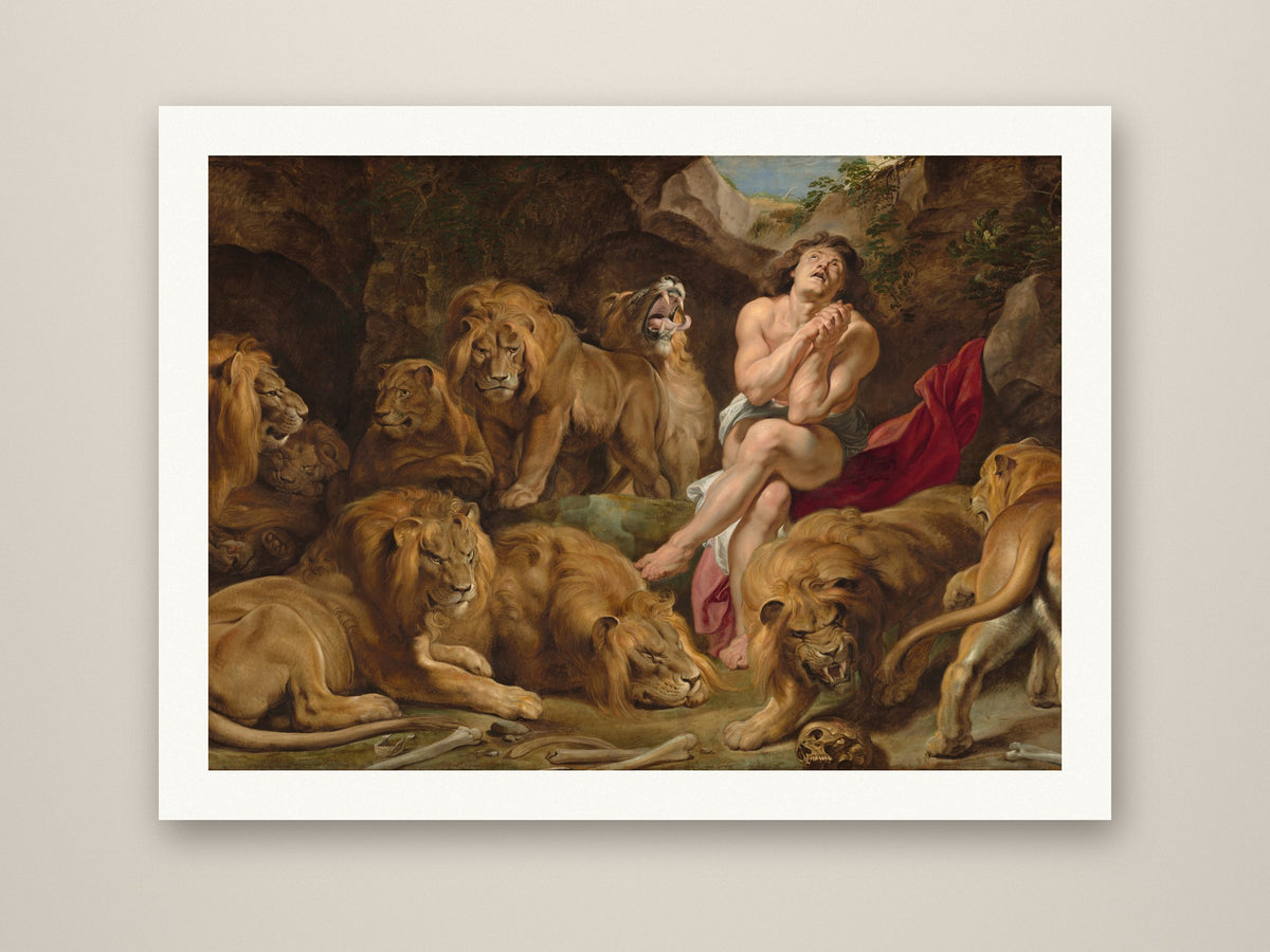 Giclée print (unframed) mockup, landscape