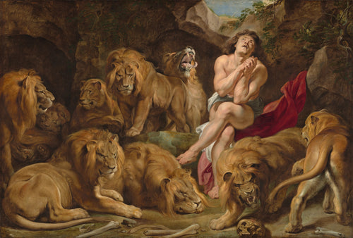 Daniel in the Lions' Den by Peter Paul Rubens – fine art giclée print