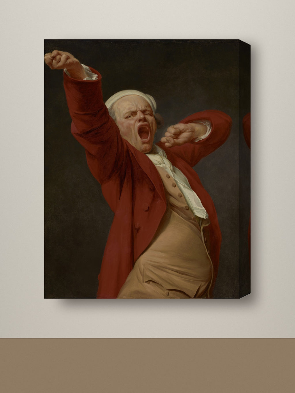 Gallery-wrap canvas mockup