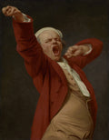 Self-Portrait, Yawning by Joseph Ducreux – fine art giclée print