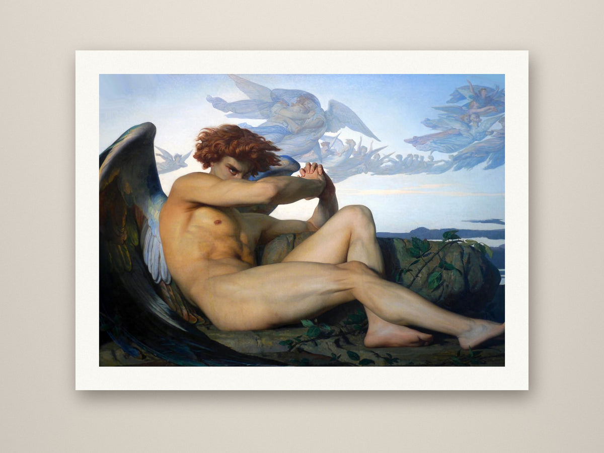 Giclée print (unframed) mockup, landscape