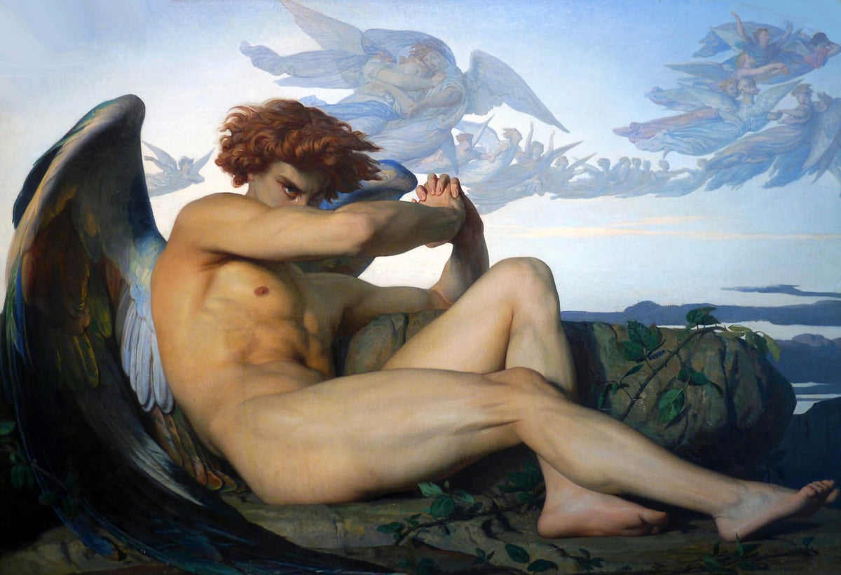 The Fallen Angel by Alexandre Cabanel – fine art giclée print