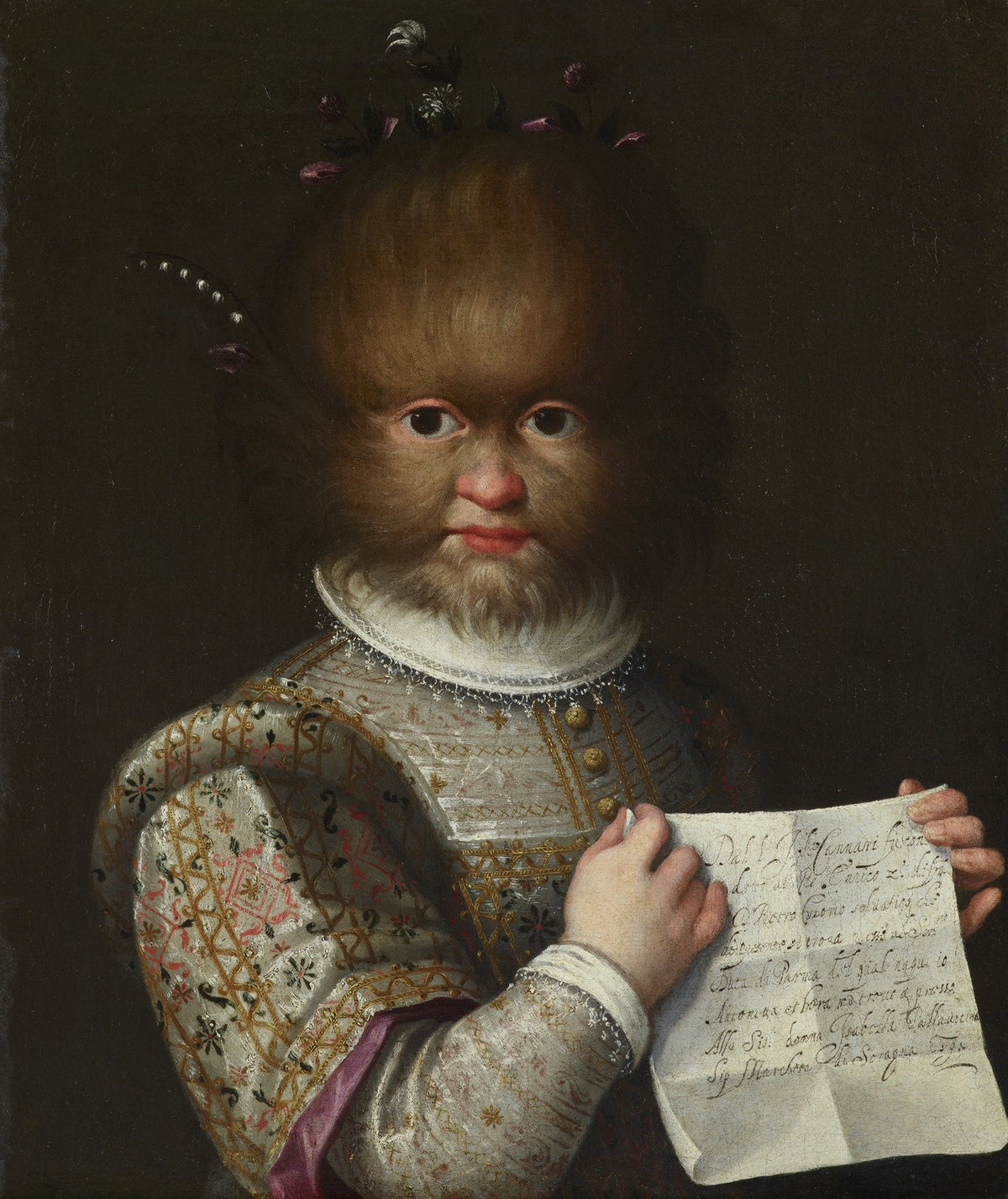 Portrait of Antonietta Gonzalez by Lavinia Fontana – fine art giclée print