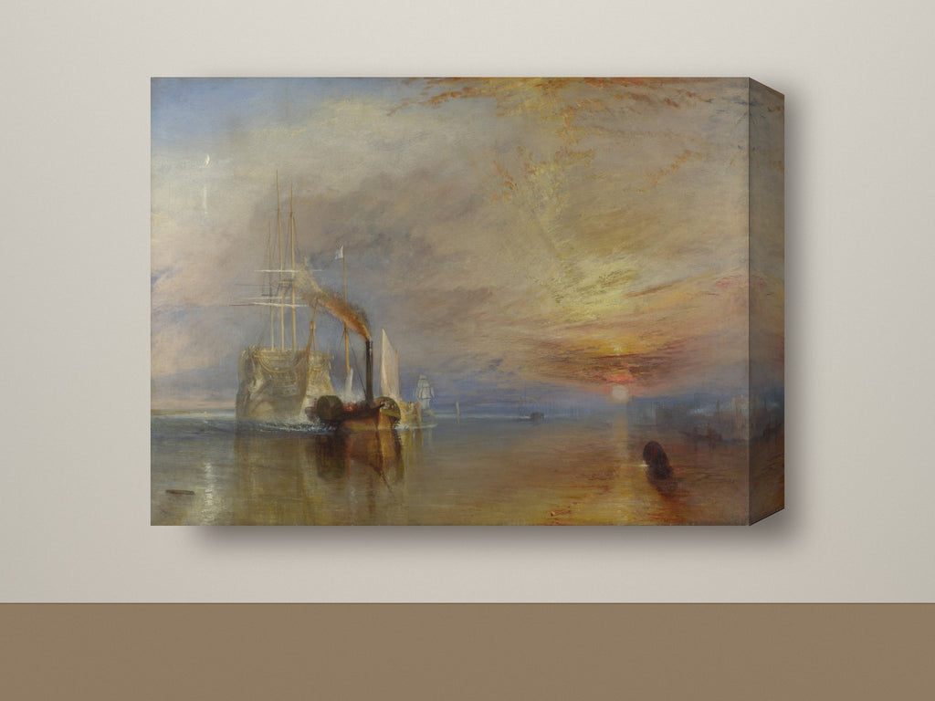 Gallery-wrap canvas mockup, landscape