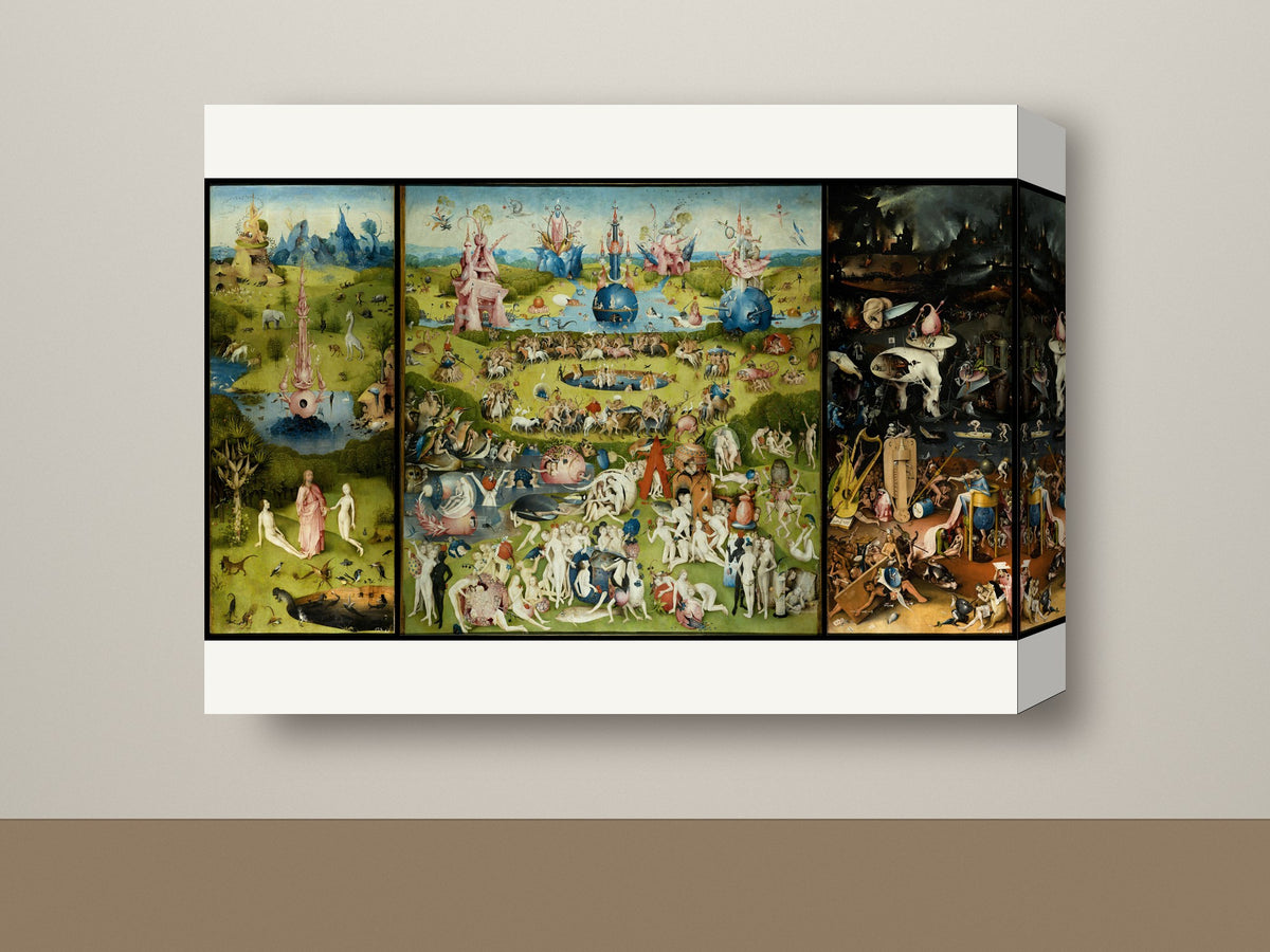Gallery-wrap canvas mockup, landscape