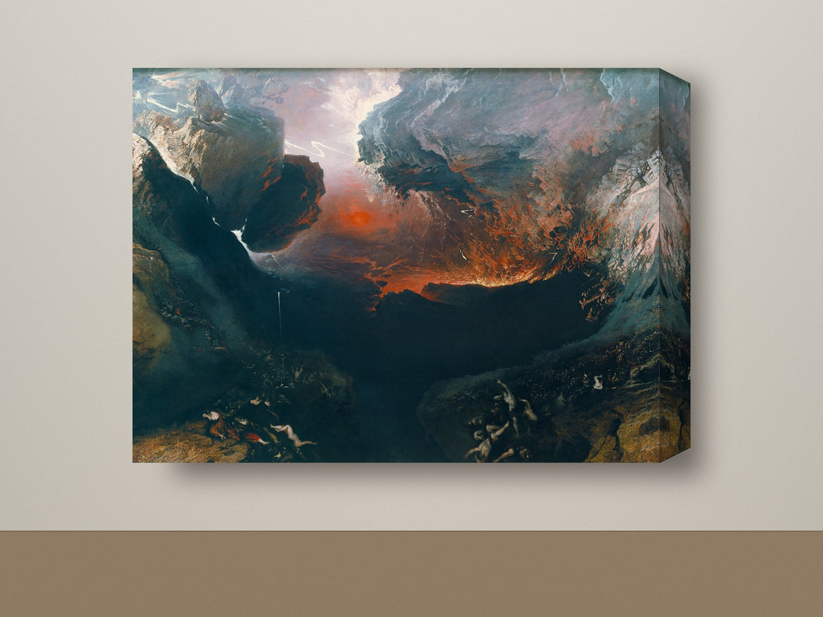 Gallery-wrap canvas mockup, landscape