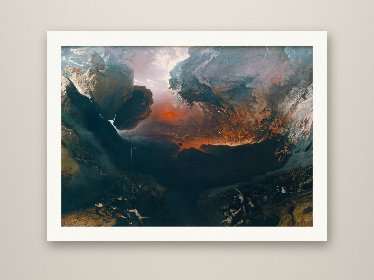 Giclée print (unframed) mockup, landscape