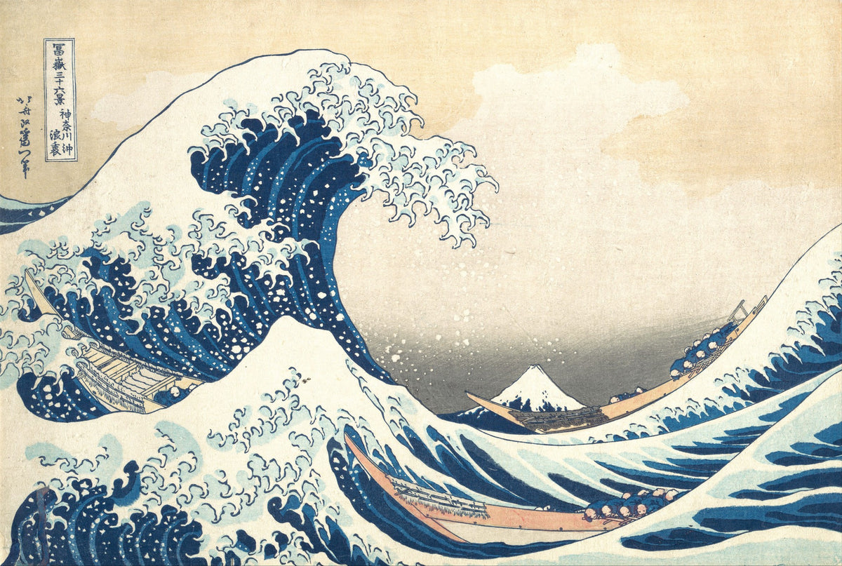 The Great Wave off Kanagawa by Katsushika Hokusai – fine art giclée print