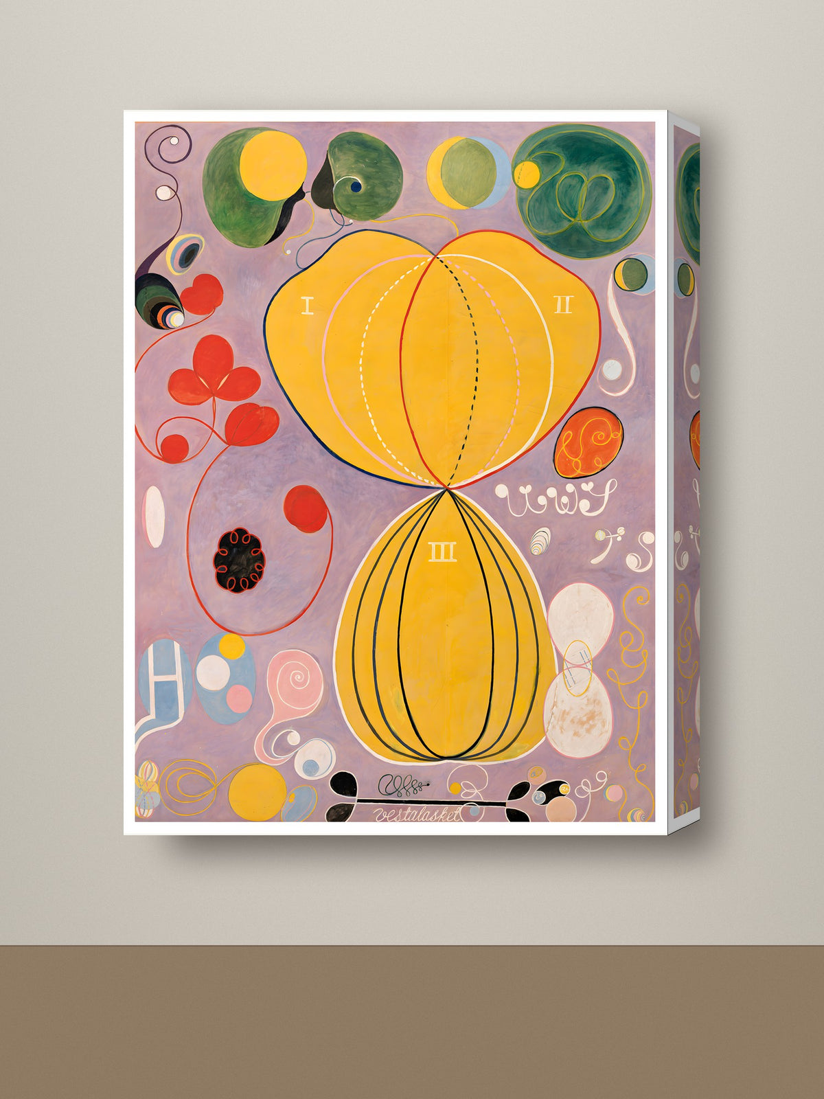 Gallery-wrap canvas mockup