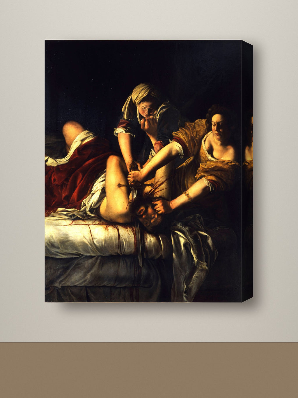 Gallery-wrap canvas mockup