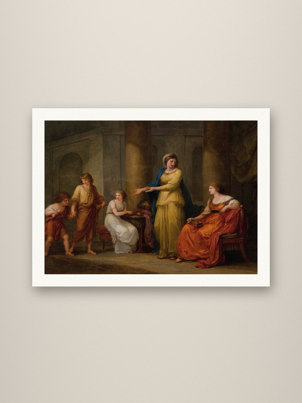 Giclée print (unframed) mockup, landscape