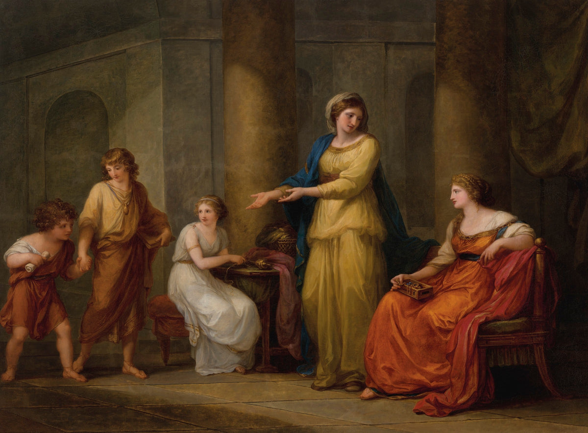 Cornelia, Mother of the Gracchi by Angelica Kauffman – fine art giclée print