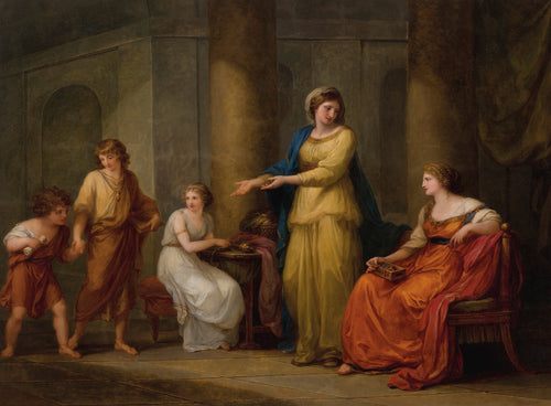 Cornelia, Mother of the Gracchi by Angelica Kauffman – fine art giclée print
