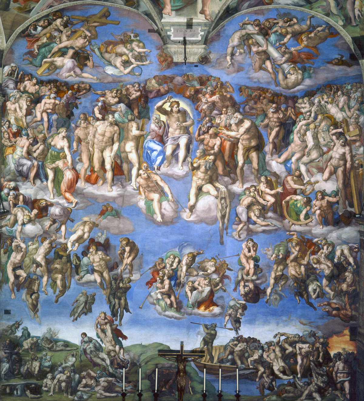 The Last Judgment by Michelangelo – fine art giclée print
