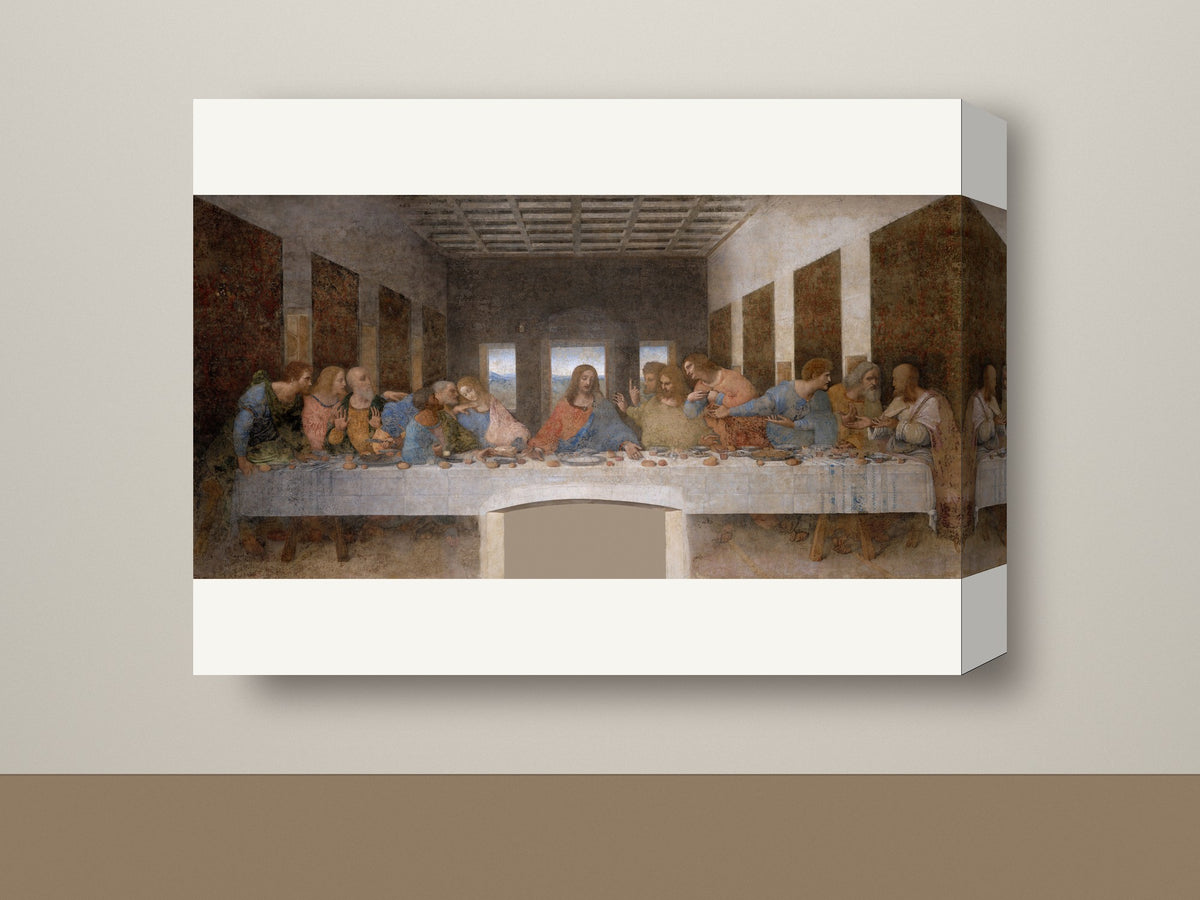 Gallery-wrap canvas mockup, landscape