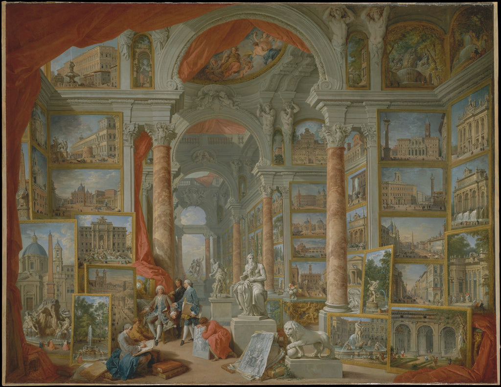 Modern Rome by Giovanni Paolo Panini – fine art giclée print