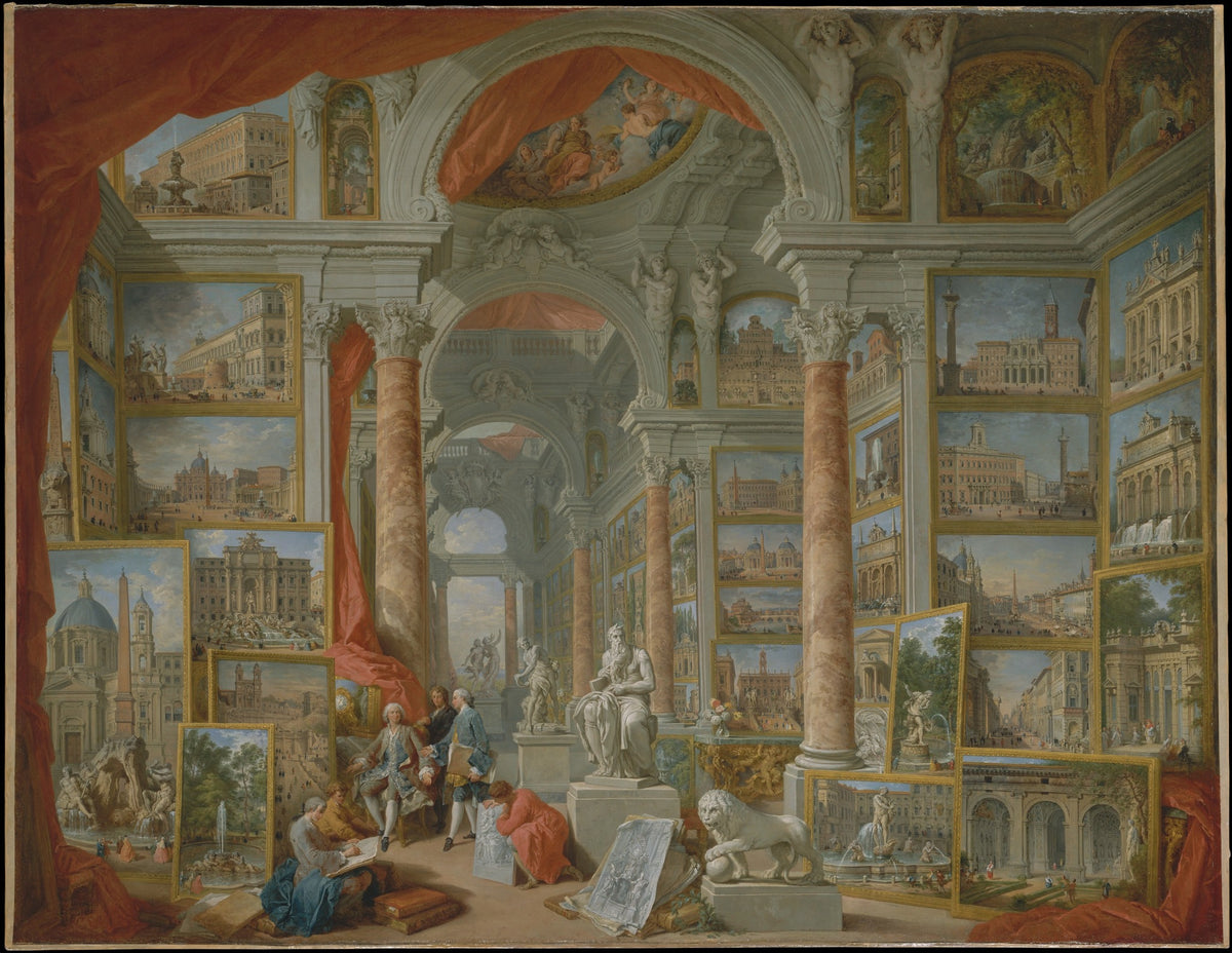 Modern Rome by Giovanni Paolo Panini – fine art giclée print