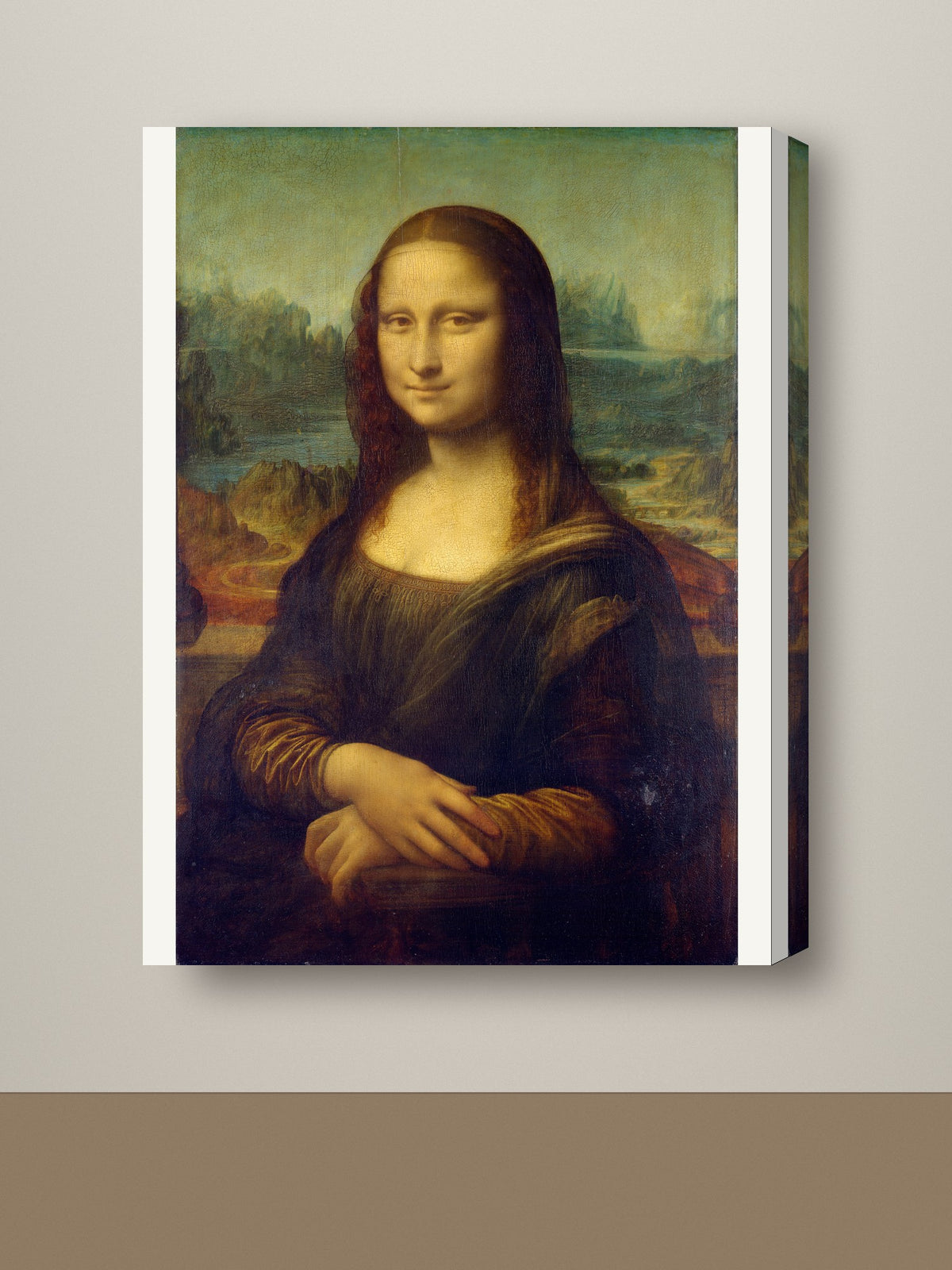 Gallery-wrap canvas mockup