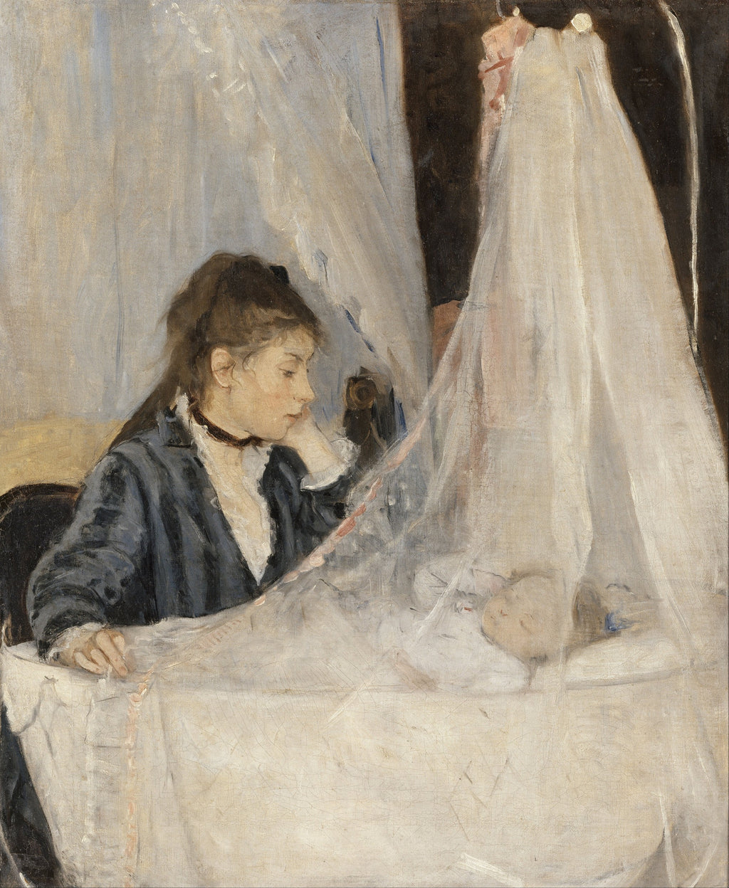 The Cradle (Le Berceau) by Berthe Morisot – fine art giclée print