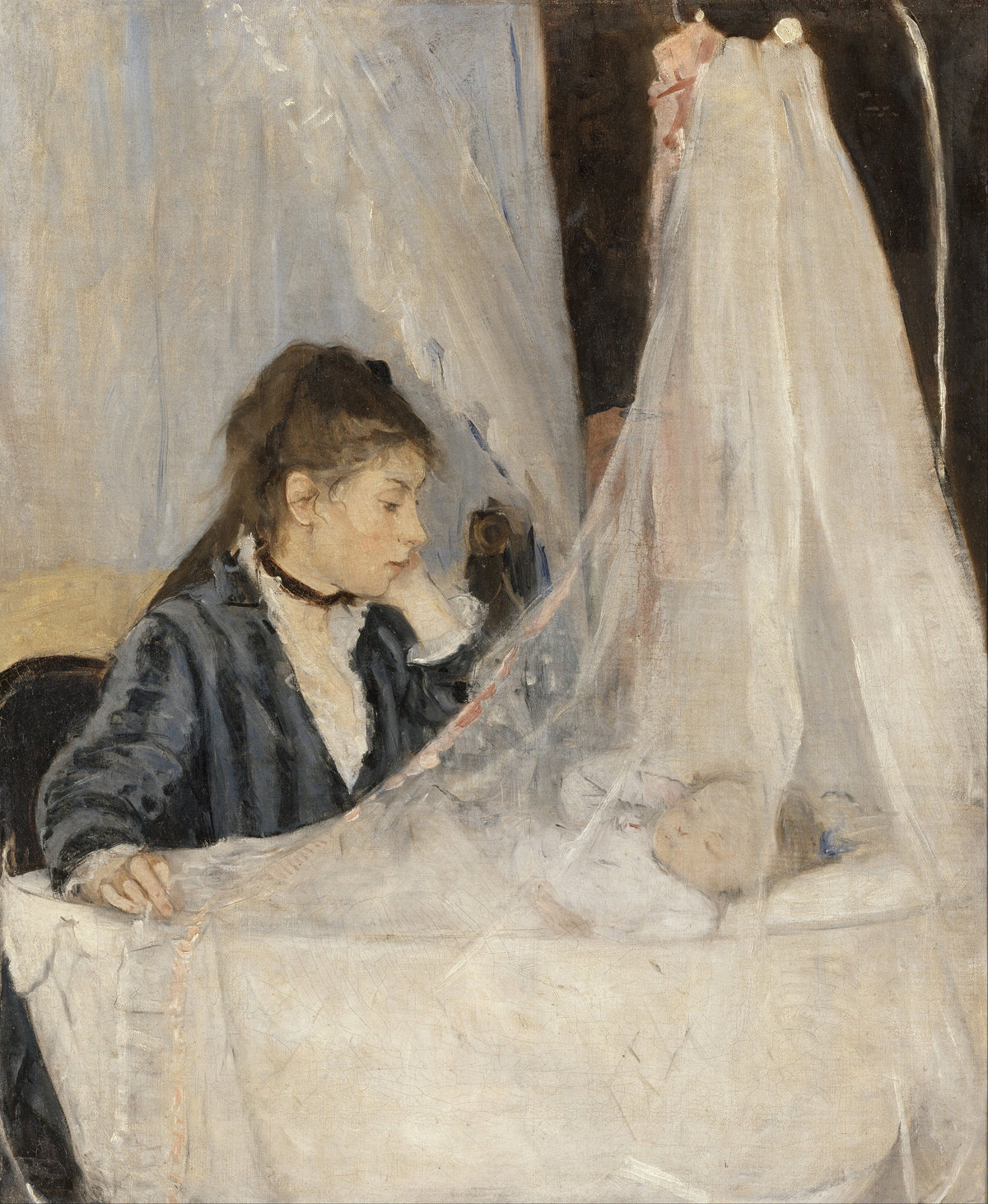 The Cradle (Le Berceau) by Berthe Morisot – fine art giclée print