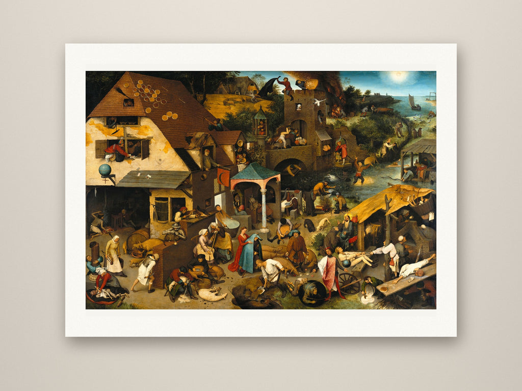 Giclée print (unframed) mockup, landscape