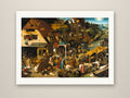 Giclée print (unframed) mockup, landscape
