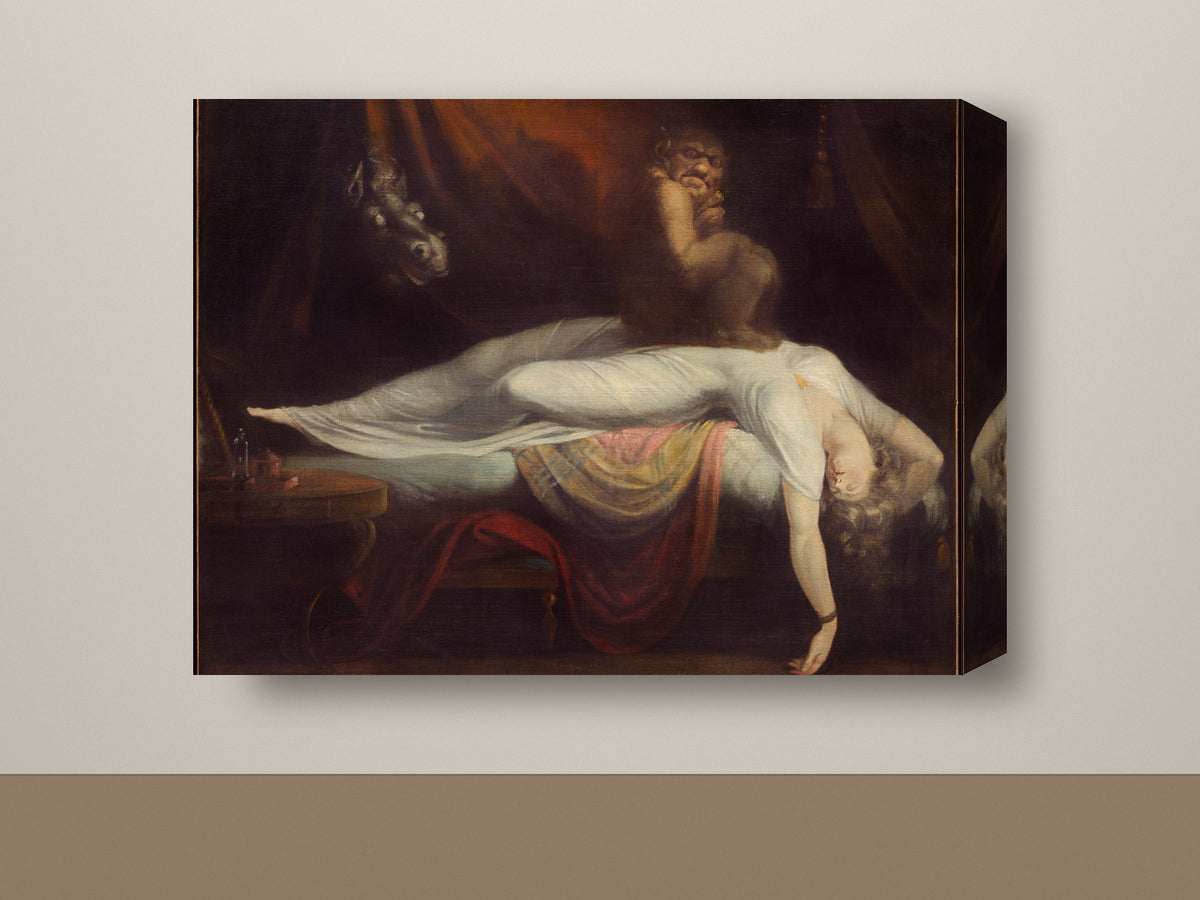 Gallery-wrap canvas mockup, landscape