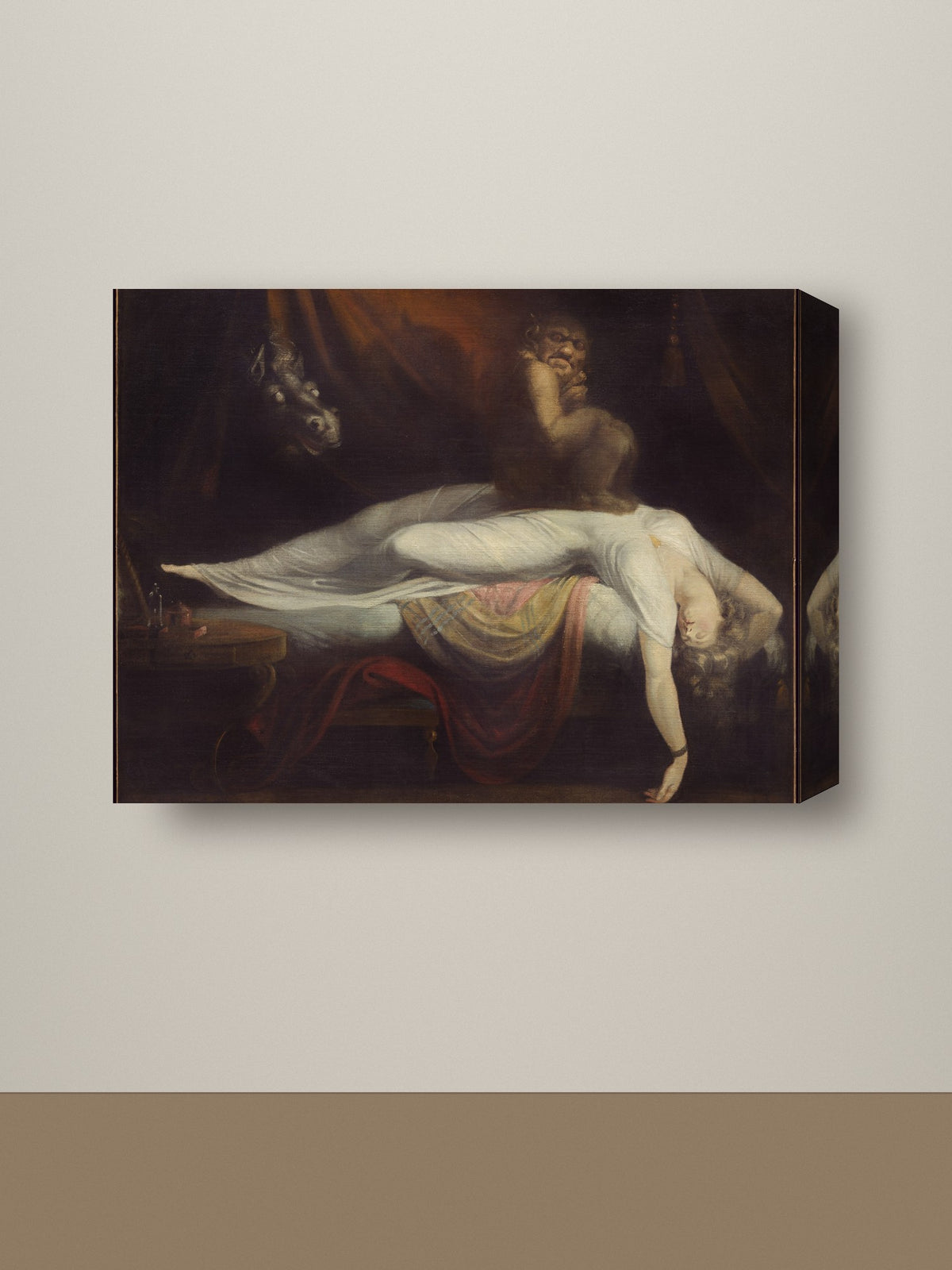 Gallery-wrap canvas mockup