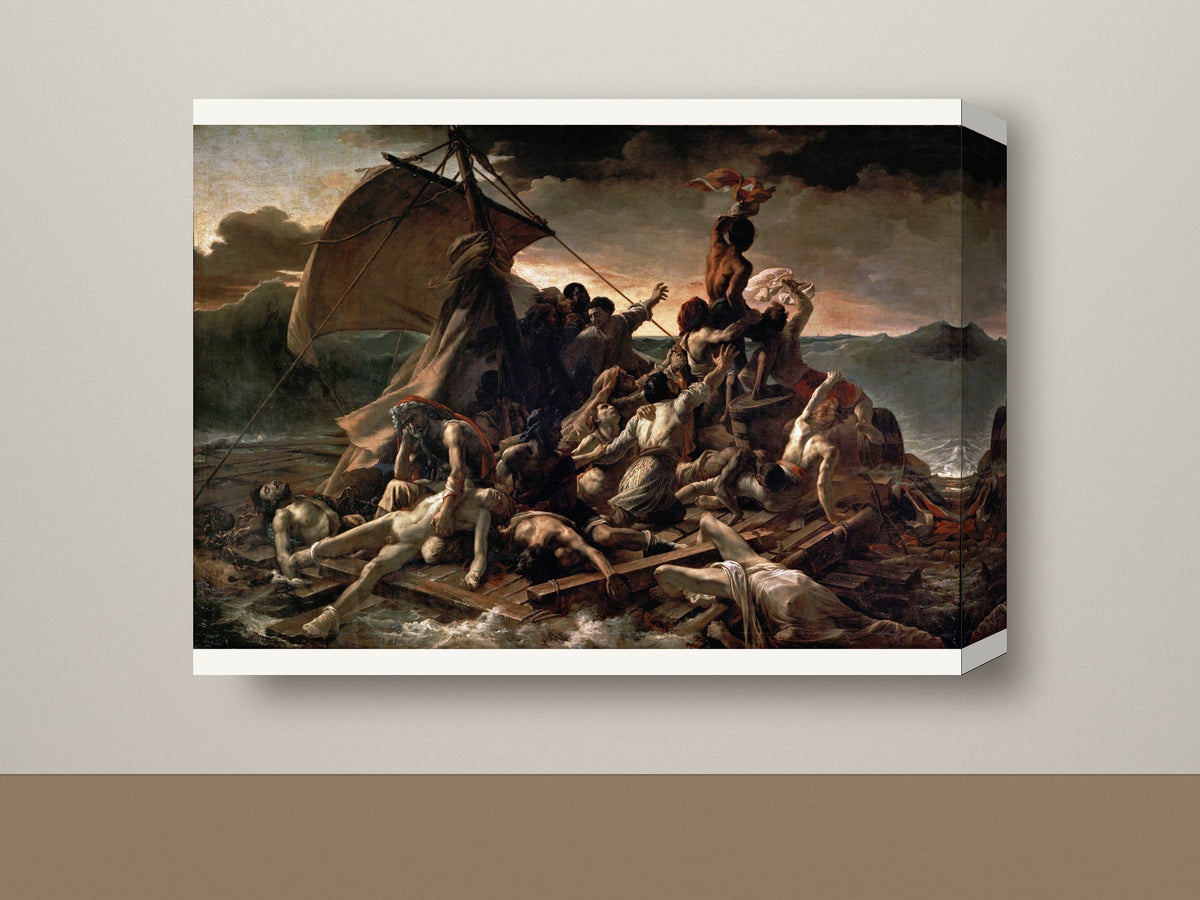 Gallery-wrap canvas mockup, landscape