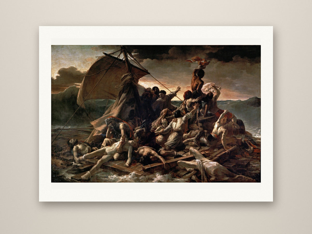 Giclée print (unframed) mockup, landscape