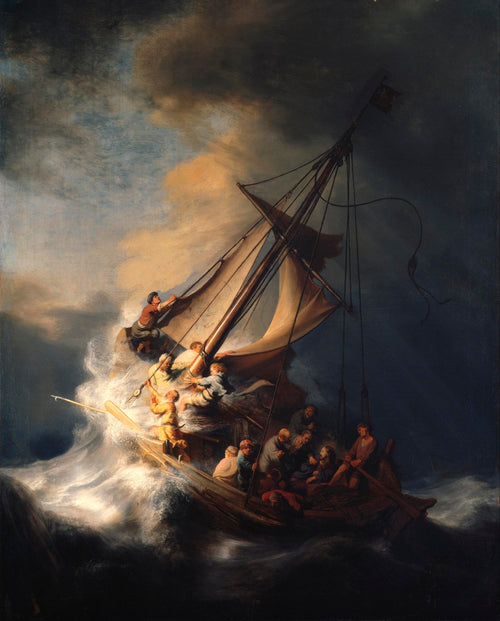 Christ in the Storm on the Sea of Galilee by Rembrandt van Rijn – fine art giclée print