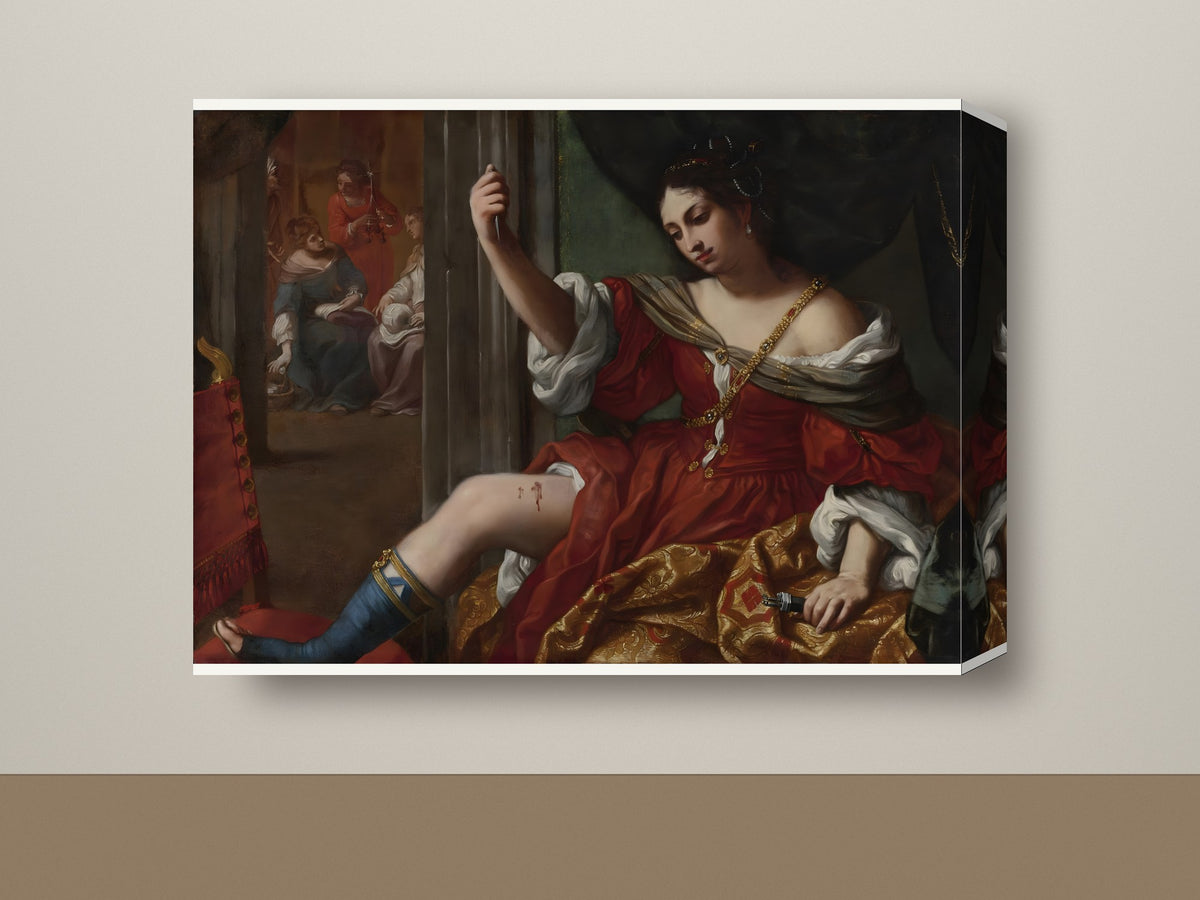 Gallery-wrap canvas mockup, landscape