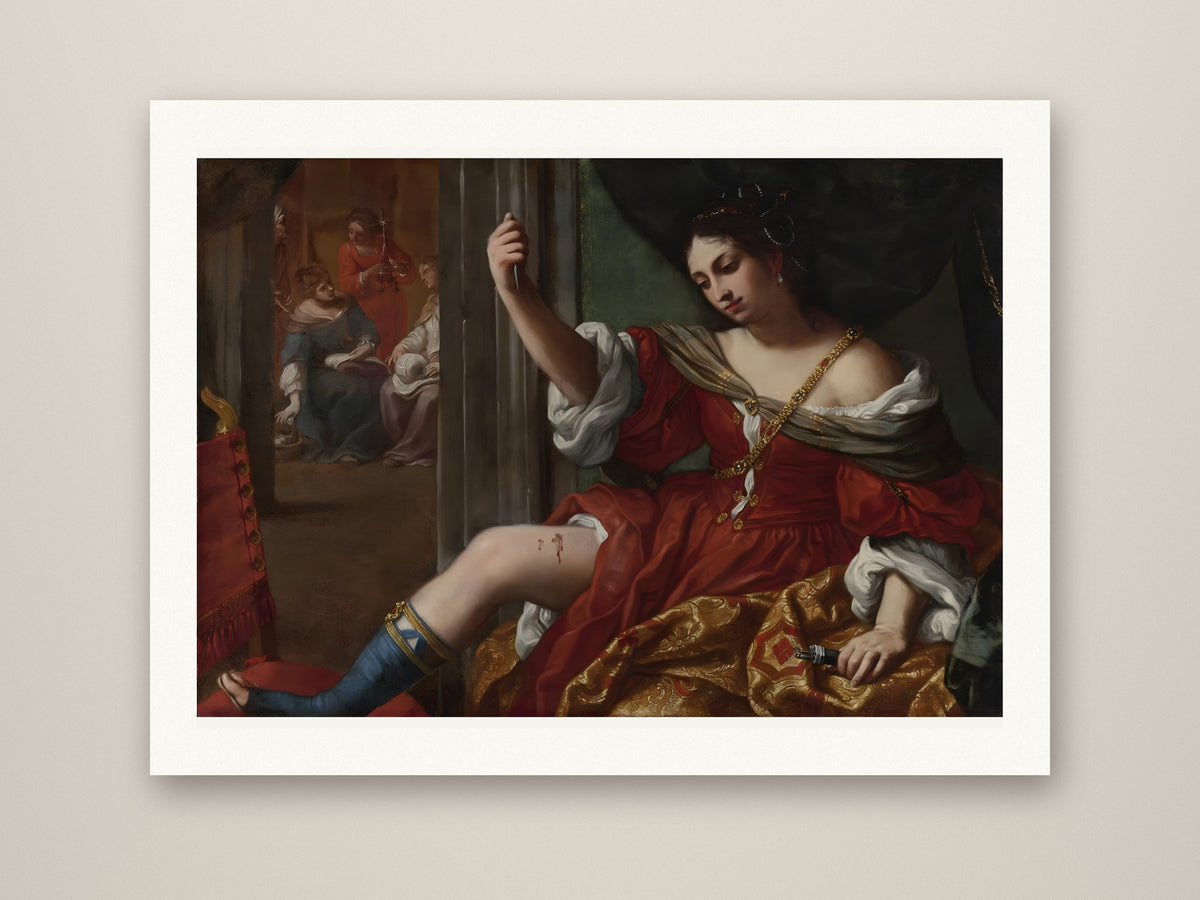 Giclée print (unframed) mockup, landscape
