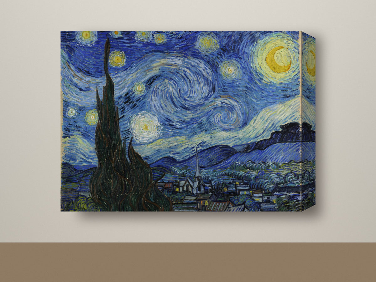Gallery-wrap canvas mockup, landscape