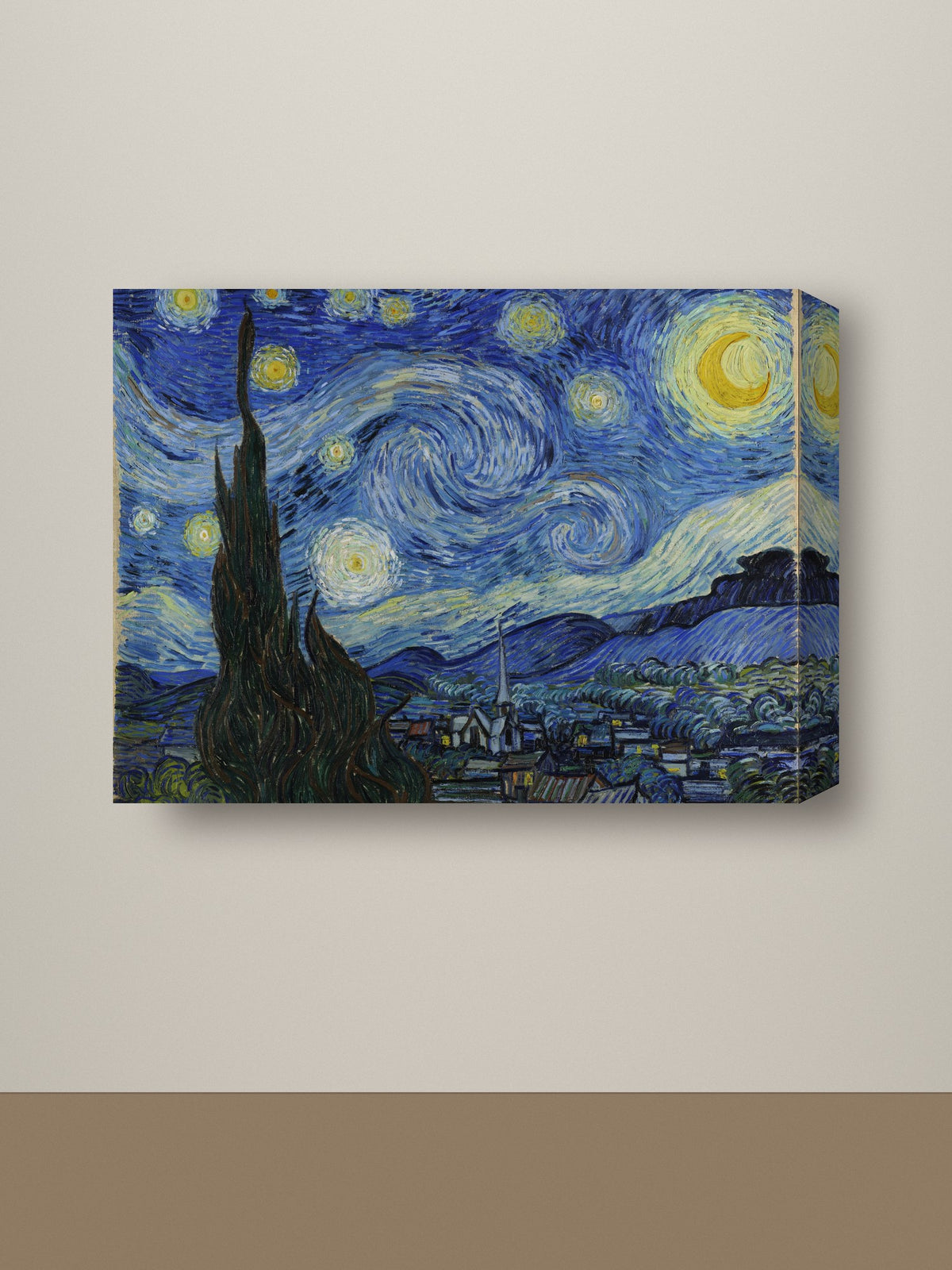 Gallery-wrap canvas mockup