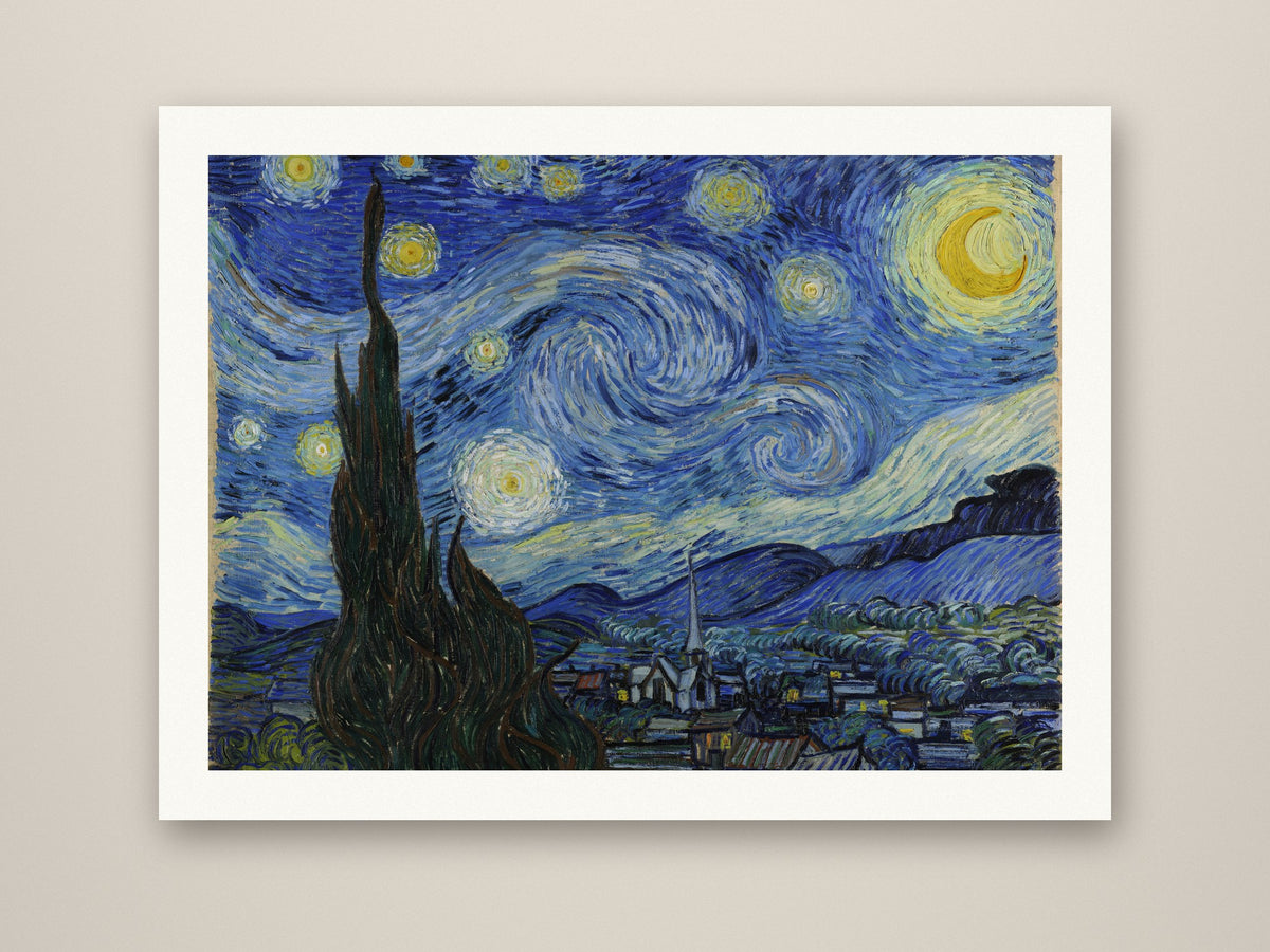 Giclée print (unframed) mockup, landscape